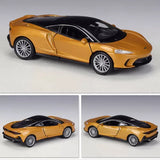 1:36 McLaren GT Model Car Diecast Toy Car Metal Vehicle Toys Gifts for Boys Gold Toy
