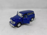Kinsmart 1950 Chevy Chevrolet Suburban - 1:36 Diecast Model Toy Car in Blue Toy