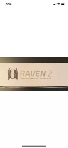 Raven 2 quadcopter drone box with printed logo