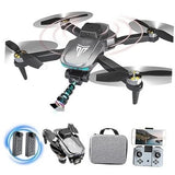 Brushless Motor Drone with Camera-4K FPV Foldable Drone with Silver-brushless Drone