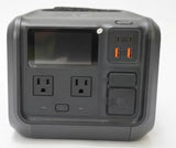 DJI Power 500 portable power station with screen, USB ports, and AC outlets