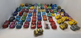 Loose diecast mini racer cars assortment, colorful compact race cars