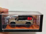1/64 diecast Lexus GX550 Overtrail+ toy SUV, tan with black trim