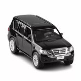 1:36 Nissan Patrol Y62 SUV Model Car Diecast Toy Vehicle Collection Gift Black Toy