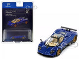 PAGANI ZONDA F ARGENTINA BLUE 1/64 DIECAST MODEL CAR BY POSTERCARS H01B Parts