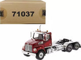 Western Star 4700 SF Tandem Day Cab Tractor Metallic Red 1/50 Diecast Model by Parts