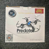 Predator HS170 2.4GHz RC quadcopter drone box with 360° graphic