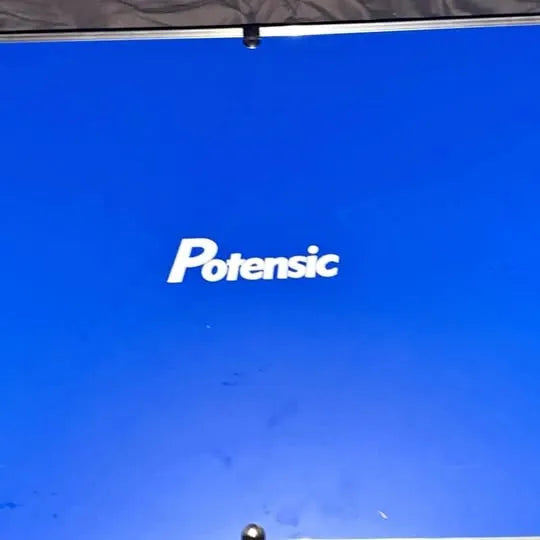 Potensic drone top cover with logo on blue body