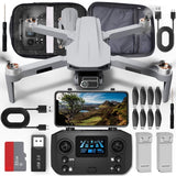 Drones with Camera 4k 40 Mins Flight Time GPS FPV Brushless Motor With 32GB TF Drone