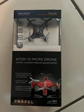 Propel Atom 1.0 Micro Drone - Blue Missing Charger Not Tested Drone