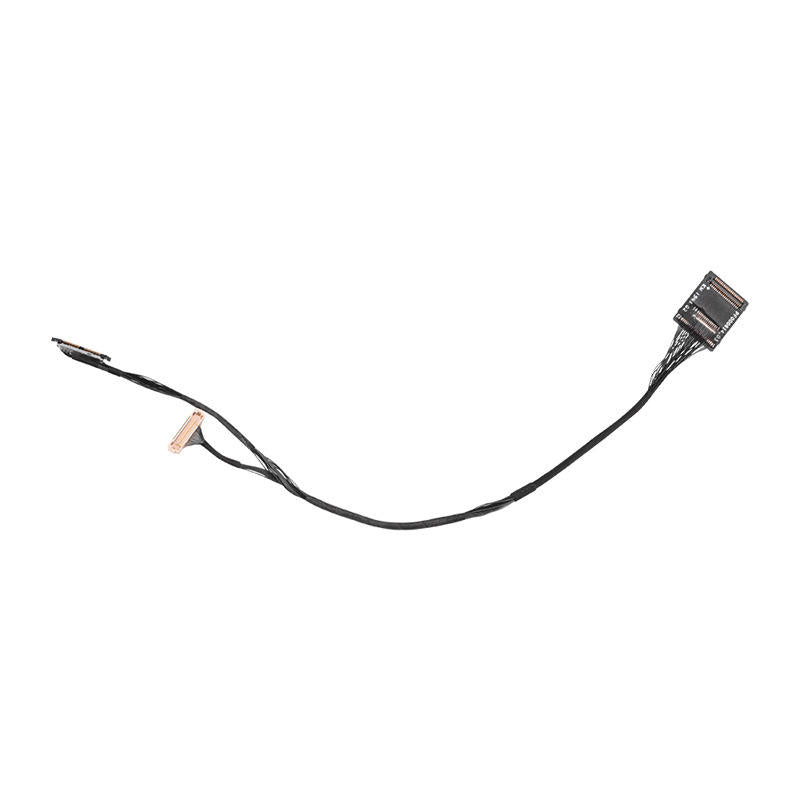 Drone gimbal ribbon cable with two connectors, black wire line