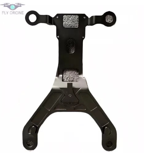 Black vibration-absorbing gimbal board with three mounting arms