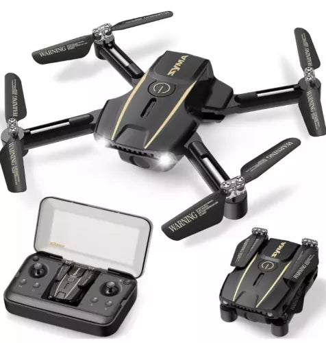 SYMA X200 Mini Portable Indoor Quadcopter Foldable Drone Black - Brand New Drone