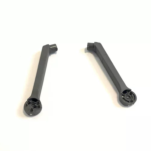 Plastic drone arm shell covers, dark gray, with mounting ends