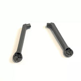 Plastic drone arm shell covers, dark gray, with mounting ends