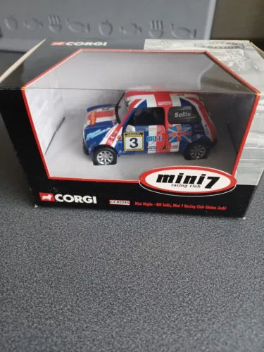 Corgi 1:36 diecast racing car toy in Mini Racing Club display box