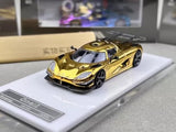 HKM 1:64 Scale Electroplated Gold One 1 Racing Sports Model Diecast Metal Car Parts