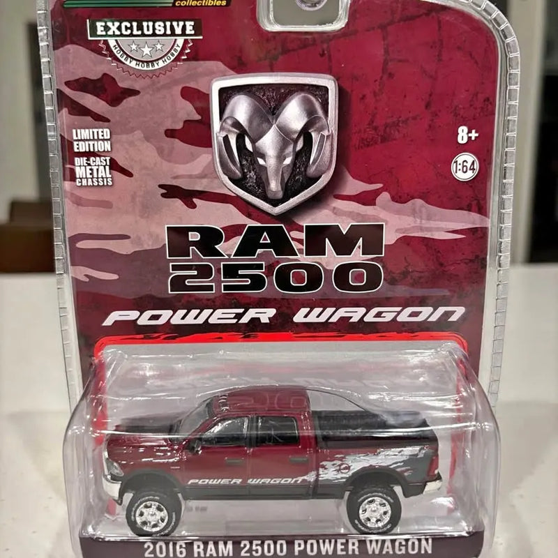 Red and black 2016 Ram 2500 Power Wagon diecast pickup truck model