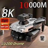 GPS 8K Drone HD Triple Camera Aerial Photography Optical Localization Avoidance Drone