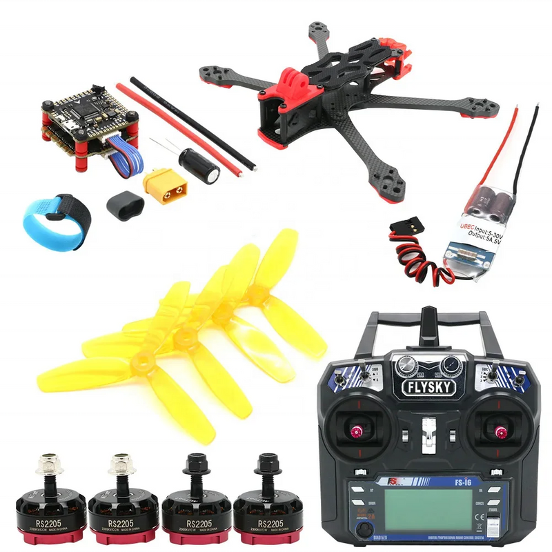 5Inch 250mm 5" Carbon Fiber Frame Kit 2206 2300KV Motor 45A 4 In1 ESC F4 V3S Plus APEX DC HD FPV Freestyle RC Racing Drone Drone