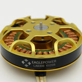 Brushless motor with gold stator and copper windings, central shaft, Eaglepower LA8308
