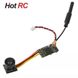 Micro FPV camera module with wiring, PCB transmitter and short antenna