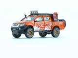 BM Creations 2018 Isuzu D-Max - Orange W/ Accessory Pack - LHD 1:64 Diecast Car Toy