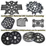 Carbon Fiber Sheet Plate Panel Board CNC Cut Process engrave Drone FPV Arm Frame Drone