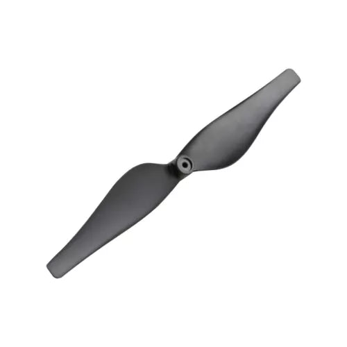 Mini drone propeller blade with center hub, dark gray