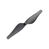 Mini drone propeller blade with center hub, dark gray