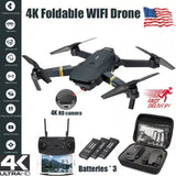 WIFI Drone X Pro FPV 4K HD Camera 3 Battery Foldable Selfie RC Quadcopter Drone. Drone