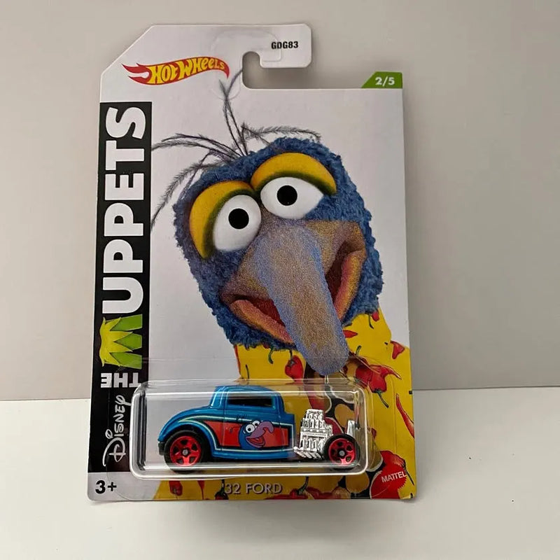 Hot Wheels diecast 1932 Ford car in blister pack with blue character face
