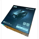 Drone Florien LA drone retail box with drone image and warning labels