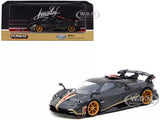PAGANI IMOLA MATT BLACK CARBON FIBER 1/64 DIECAST BY TARMAC WORKS T64G-TL046-BCF Toy