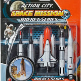 Realtoy 5 Piece Space Shuttle and Rockets Pack Scale Diecast and Plastic ModelsSpring TX