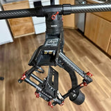 DJI Ronin-MX 3-axis gimbal stabilizer with mounting base and control arms