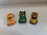 3 Mattel Hot Wheels Diecast Cars Torque Twister, Pagani Huayra, & Green Bdy 13 Parts