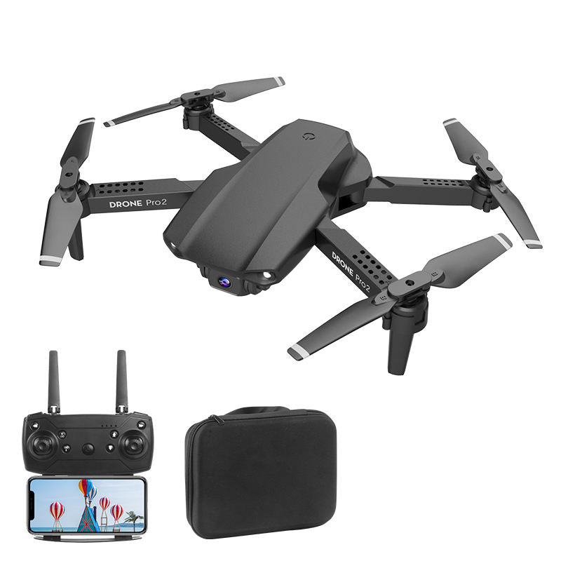 Mini quadcopter drone kit with remote controller and carrying case