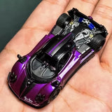 HKM 1:64 Purple Zonda 760 LH Super Racing Sports Model Toy Diecast Metal Car Parts