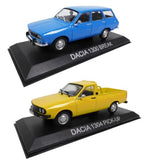 Lot of 2 DACIA 1300 + 1304 PICK UP 1/43 Diecast Car LBA22 Miniature Cars Parts