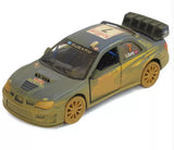 Muddy 2007 Subaru Impreza WRC Diecast 1:36 model Rallye Monte Carlo Rally New Toy