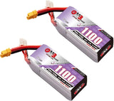 2pcs GNB 3S 1100mAh LiPo Battery 11.4V HV 60C Long Range Drone FPV XT30 Plug Drone
