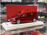 GOC GMC 1/64 savana RV nanny Car Model Alloy Diecast Display Ornaments Gifts Toy