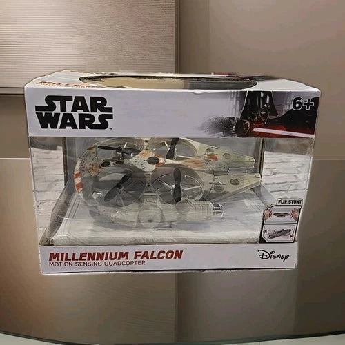 Star Wars Millennium Falcon motion sensing quadcopter drone in retail box, 6+.
