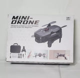 Mini drone kit box with foldable quadcopter