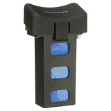 Vivitar drone battery pack, black with blue label and connector pins, 2-pack