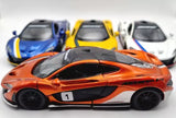 MCLAREN P1 Exclusive Edition 1:36 Scale Diecast Car KINSMART -Colour Choice- NEW Toy