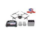 DJI Mini 4 Pro Fly More Combo Plus w/ RC 2 4K 3-Batt 135 Min Smart Return Drone Drone