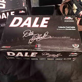 Diecast car display box, black with red and white Dale branding