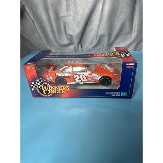 NASCAR diecast race car model in Winner's Circle box, #20